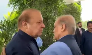 وزیراعظم شہباز شریف کی جاتی عمرہ میں نواز شریف سے ملاقات