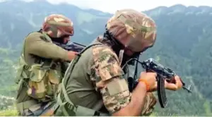 بڈگام میں مسلح تصادم کے دوران سکیورٹی فورسز نے لشکر طیبہ کے ایک ملی ٹینٹ کو مار گرایا