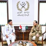 انڈونیشیا کے بحری سربراہ کی جی ایچ کیو آمد، فیلڈ مارشل سید عاصم منیر سے ملاقات