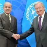 وزیراعظم شہباز شریف کی انتونیو گوتریس سے اہم ملاقات