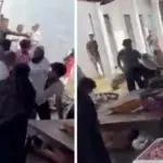 پکوڑے کے اسٹال میں ’چٹنی‘ نہ ملنے پر لاتیں اور مُکے چل گئے، ویڈیو وائرل