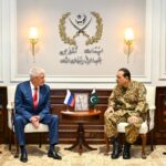 روس کے وزیرِ داخلہ کی جی ایچ کیو آمد، آرمی چیف فیلڈ مارشل عاصم منیر سے ملاقات