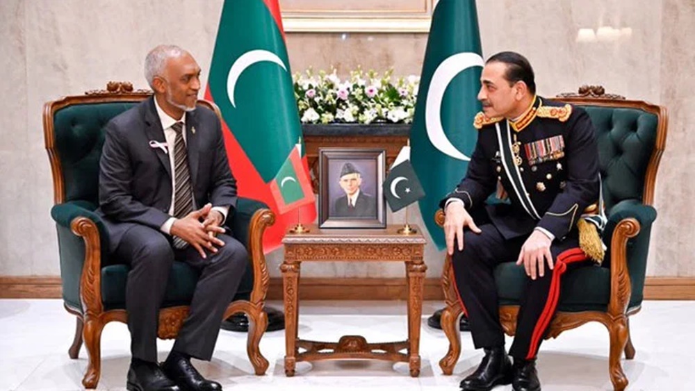فیلڈ مارشل سے مالدیپی صدر کی ملاقات، پاک فوج کی پیشہ ورانہ صلاحیتوں کی تعریف