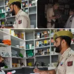 بارہمولہ میں پولیس نے موبائل، سم اور جراثیم کش دوا کی دکانوں پر جانچ مہم چلائی