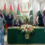 پاکستان اور مالدیپ کے درمیان 20 مفاہمتی یادداشتوں کا تبادلہ