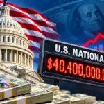 امریکا کا قومی قرض 40.4 ٹریلین ڈالر سے تجاوز کرگیا