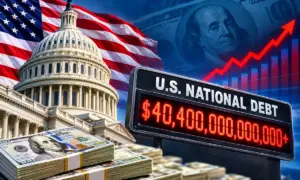 امریکا کا قومی قرض 40.4 ٹریلین ڈالر سے تجاوز کرگیا