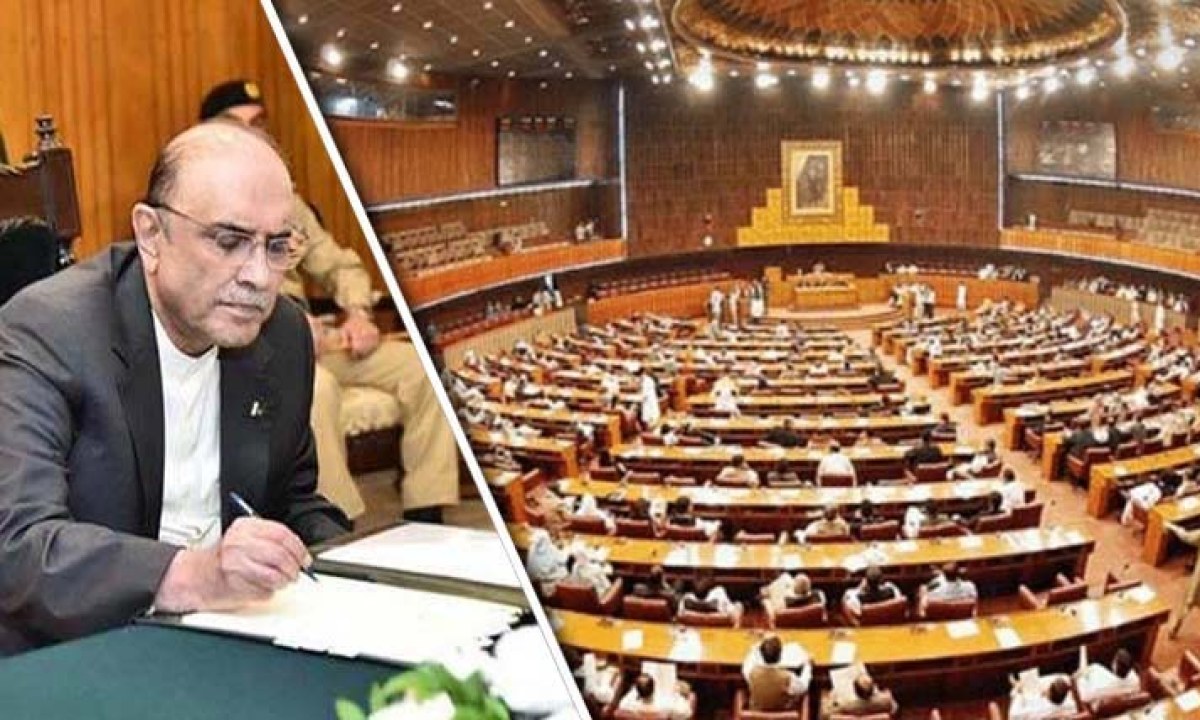 صدر مملکت نے خیبر پختونخوا کی صورتحال پر قومی اسمبلی کا اجلاس طلب کر لیا